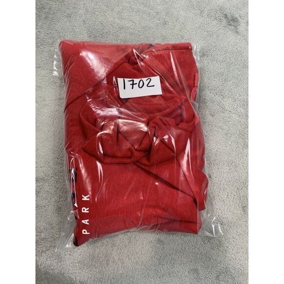 Terrapins Maryland College Park Men's Medium Red Hoodie Loose Fit Under Armour - Picture 11 of 11